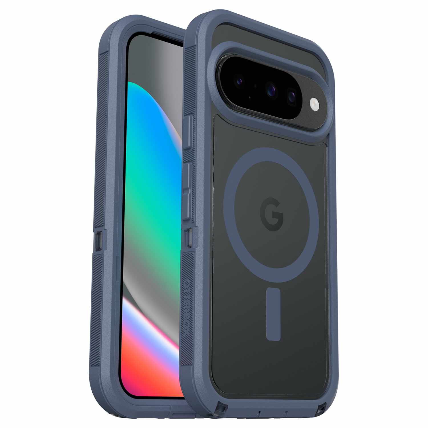 OtterBox Defender Pro XT Clear Case with Magnets Mountain Storm for Pixel 10, Pixel 10 Pro