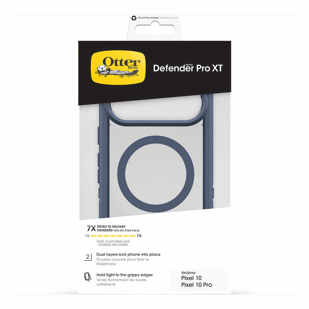 OtterBox Defender Pro XT Clear Case with Magnets Mountain Storm for Pixel 10, Pixel 10 Pro
