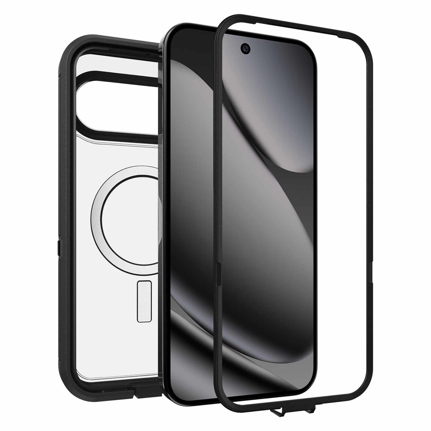 OtterBox Defender Pro XT Clear Case with Magnets Dark Side for Pixel 10 Pro XL