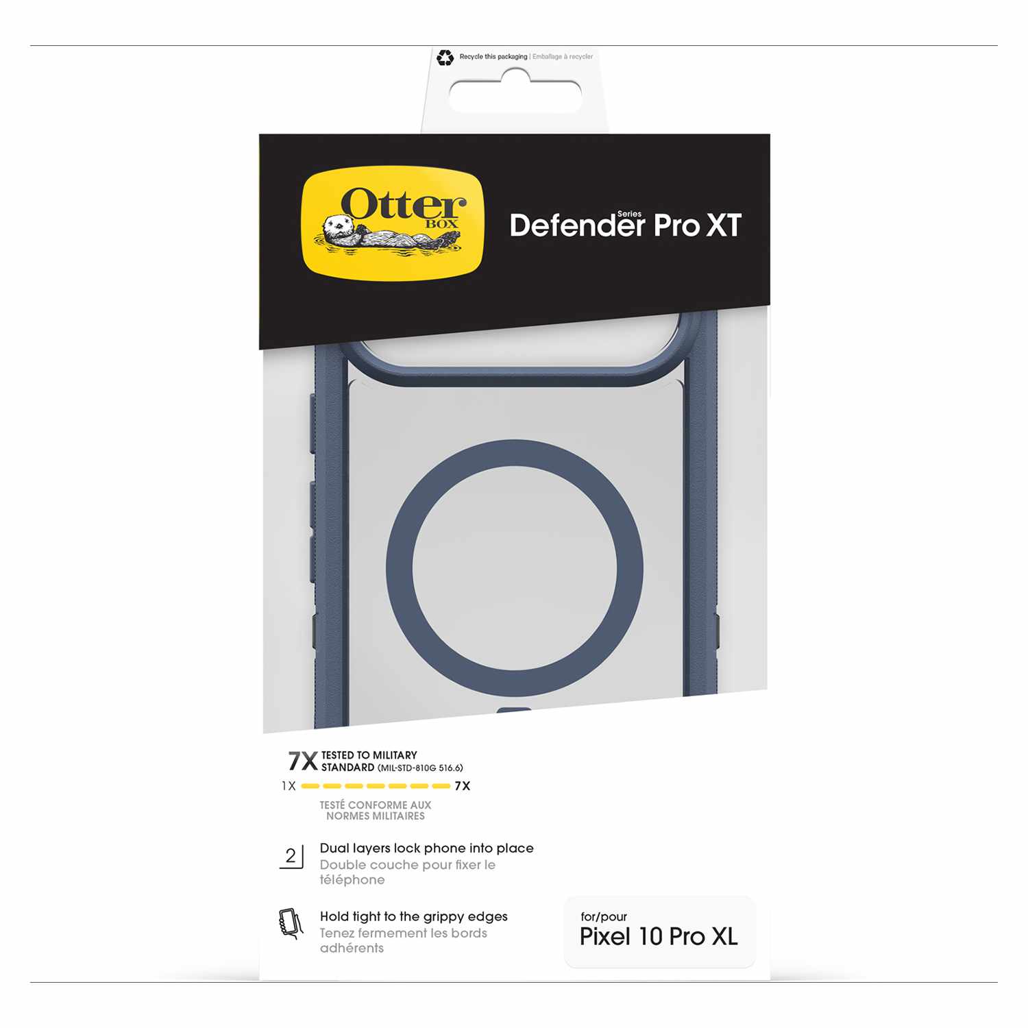 OtterBox Defender Pro XT Clear Case with Magnets Mountain Storm for Pixel 10 Pro XL