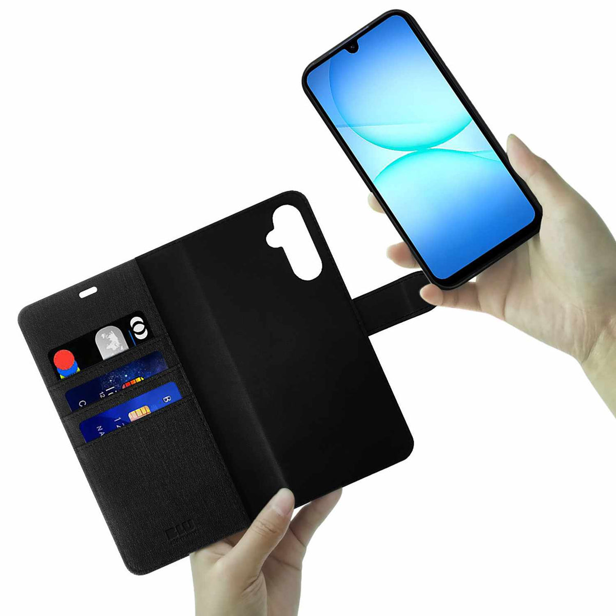 Blu Element Folio 2-in-1 Case Black for Galaxy A17