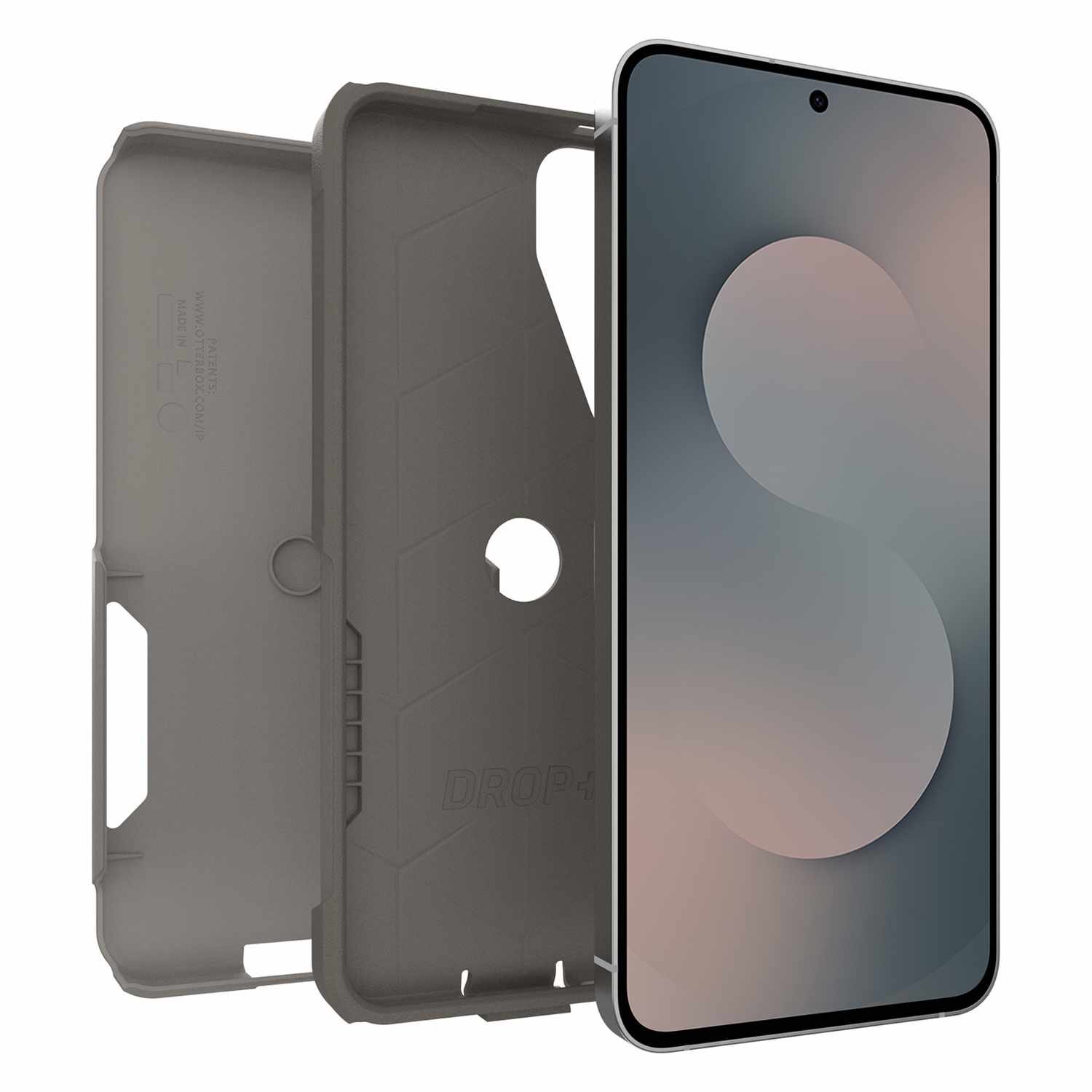 OtterBox Commuter Case Grey Comfort for Galaxy S25 FE