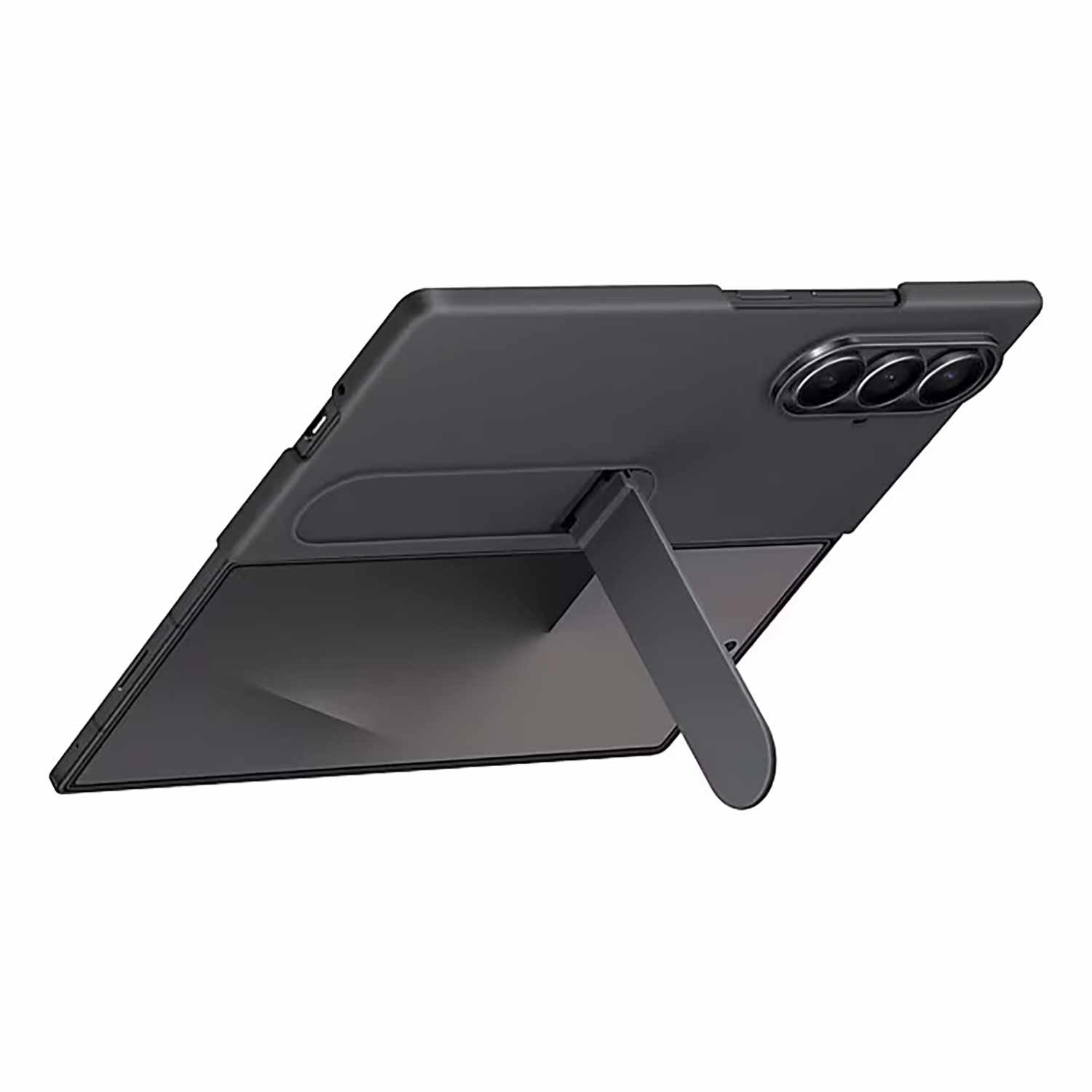 Samsung Silicone Standing Grip Case Black for Galaxy Z Fold7