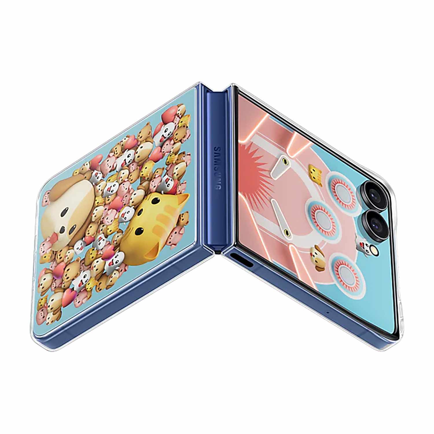Samsung Flipsuit Case Transparent Clear for Galaxy Z Flip7