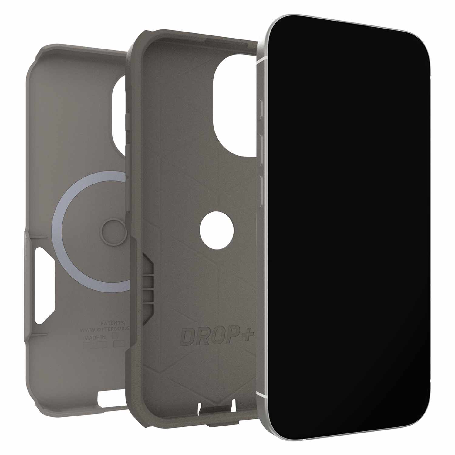 OtterBox Commuter MagSafe Case with Camera Control Grey Comfort for iPhone 17