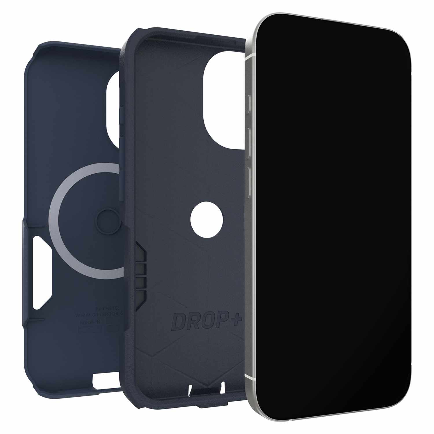 OtterBox Commuter MagSafe Case with Camera Control Riverside (Blue) for iPhone 17