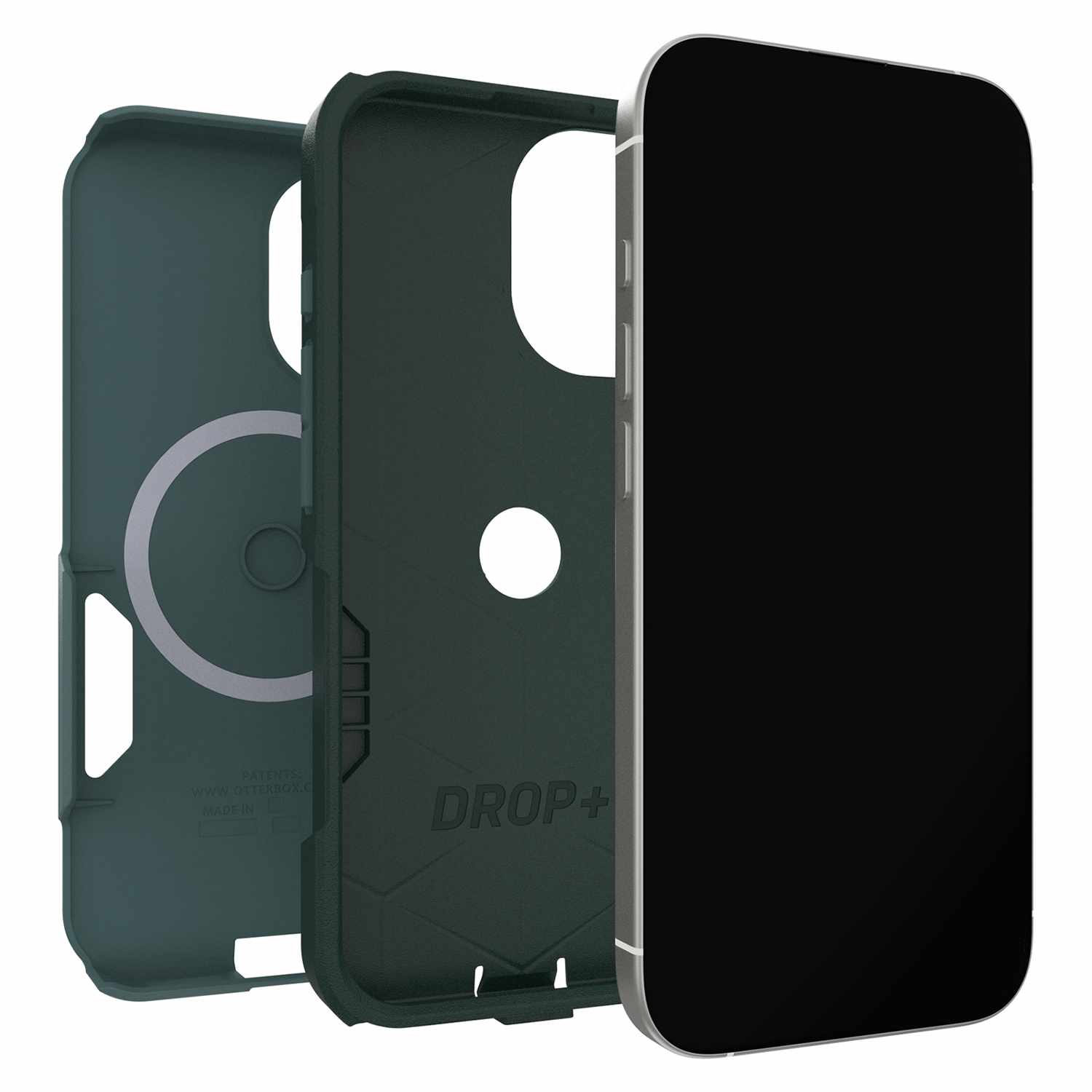 OtterBox Commuter MagSafe Case with Camera Control Sagebrush (Green) for iPhone 17