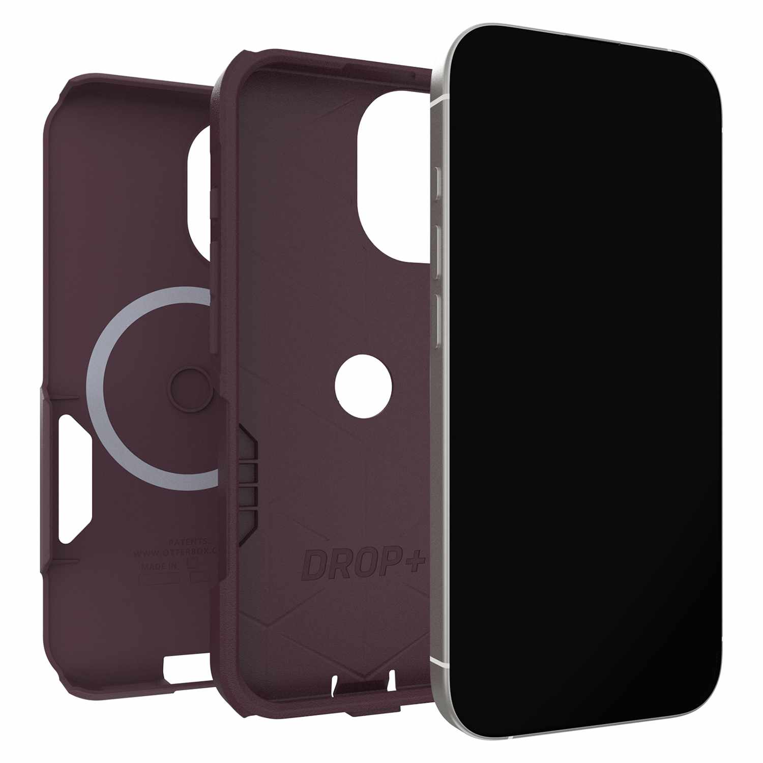 OtterBox Commuter MagSafe Case with Camera Control Trailhead (Purple) for iPhone 17