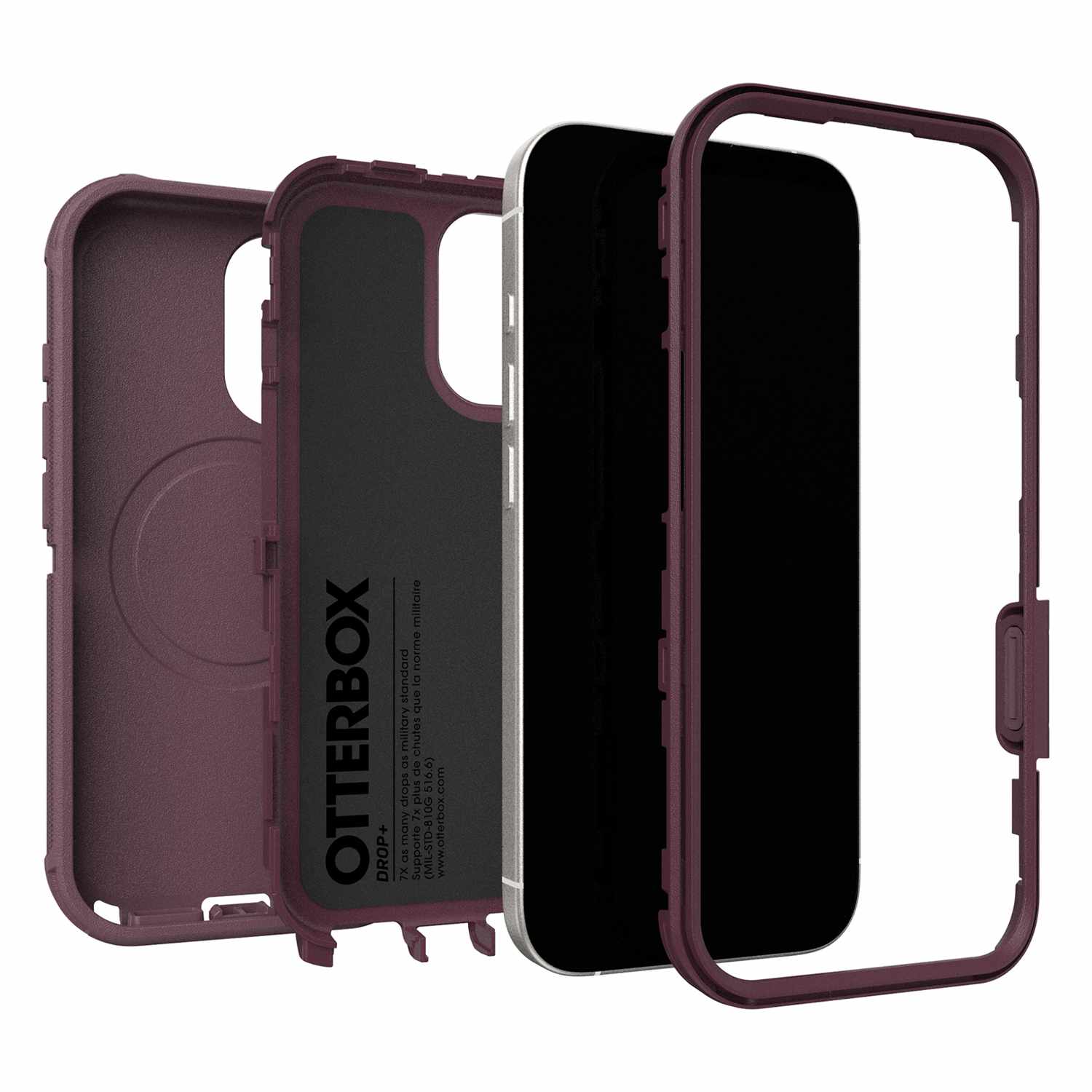 OtterBox Defender Pro MagSafe Case with Camera Control Trailhead (Purple) for iPhone 17