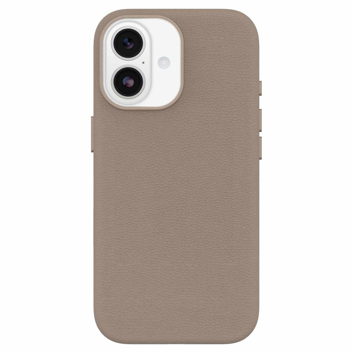 OtterBox Symmetry Cactus Leather MagSafe Case with Camera Control Grey Comfort for iPhone 17