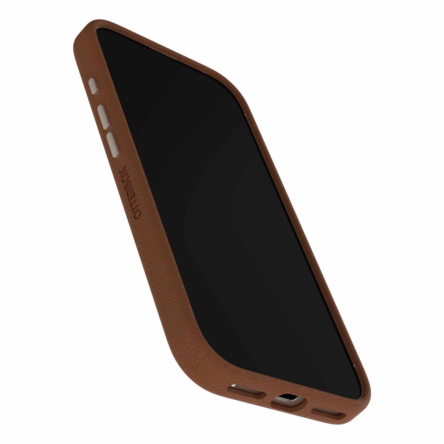 OtterBox Symmetry Cactus Leather MagSafe Case with Camera Control Dessert Saddle (Brown) for iPhone 17