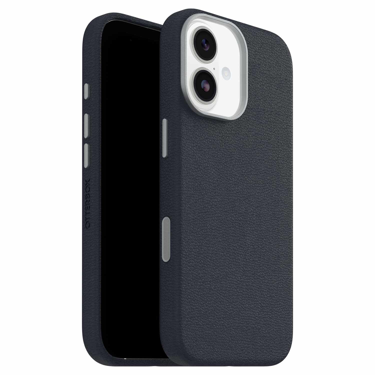 OtterBox Symmetry Cactus Leather MagSafe Case with Camera Control Riverside (Blue) for iPhone 17