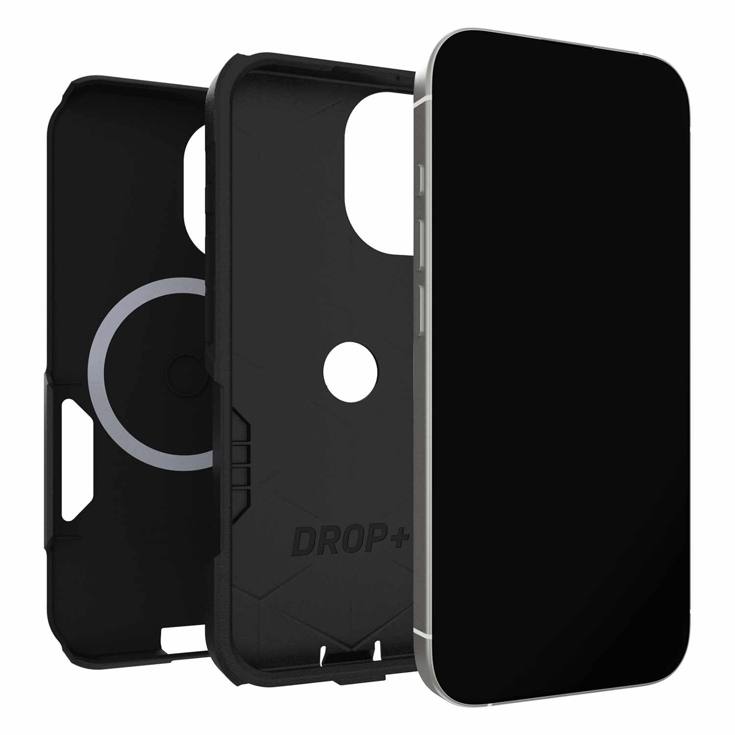 OtterBox Commuter MagSafe Case with Camera Control Bulk Packaging Black for iPhone 17