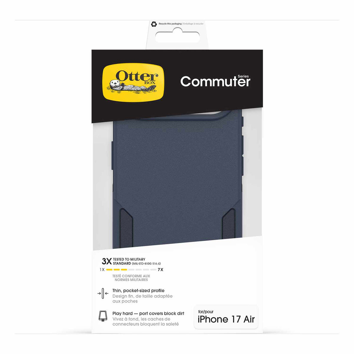 OtterBox Commuter MagSafe Case with Camera Control Riverside (Blue) for iPhone Air