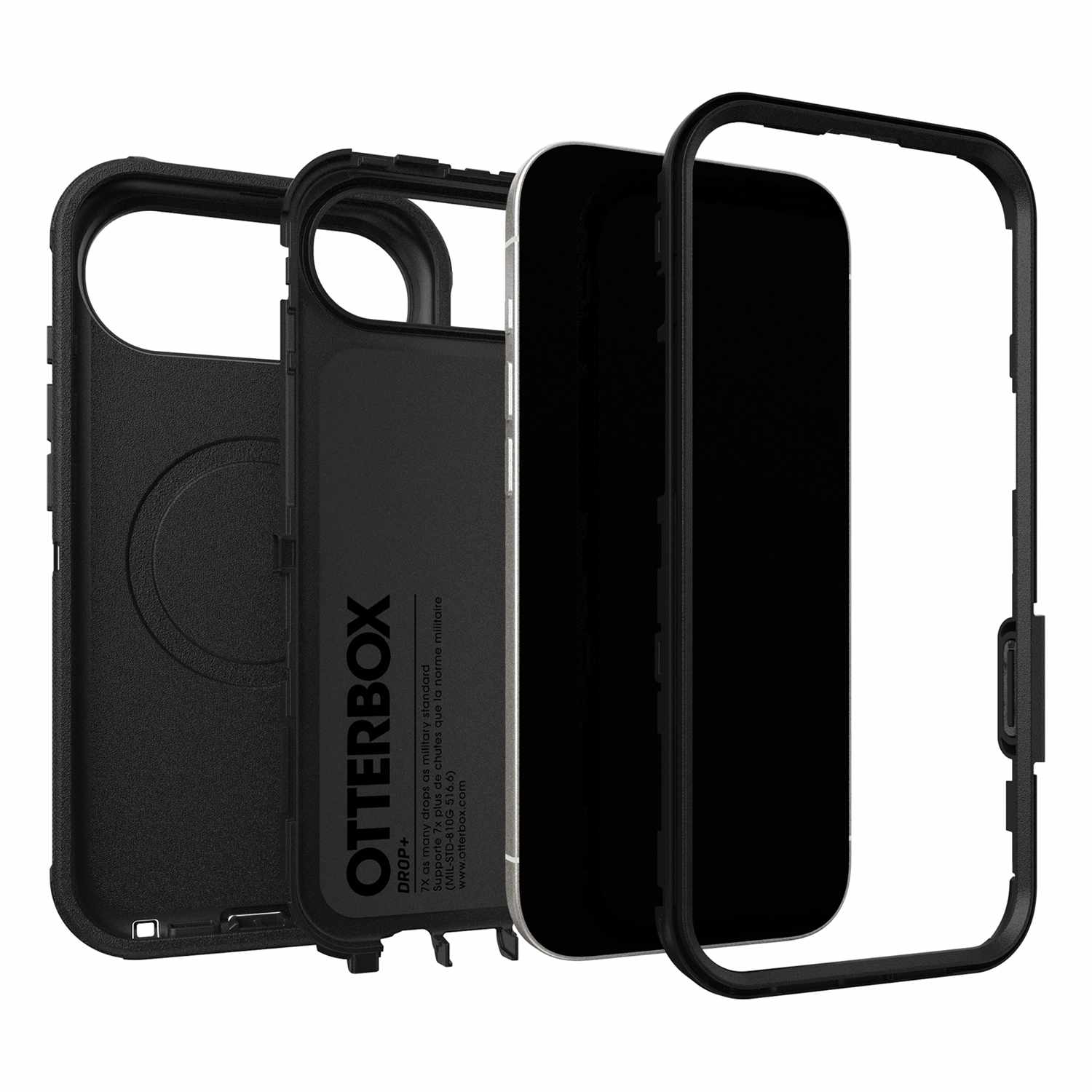 OtterBox Defender Pro MagSafe Case with Camera Control Black for iPhone Air