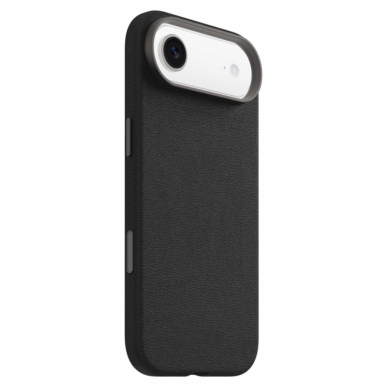OtterBox Symmetry Cactus Leather MagSafe Case with Camera Control Noir Ash (Black) for iPhone Air