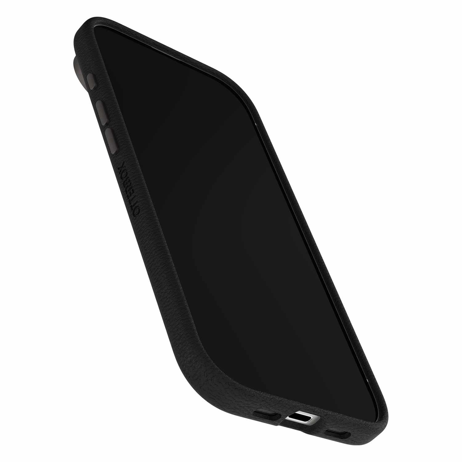OtterBox Symmetry Cactus Leather MagSafe Case with Camera Control Noir Ash (Black) for iPhone Air