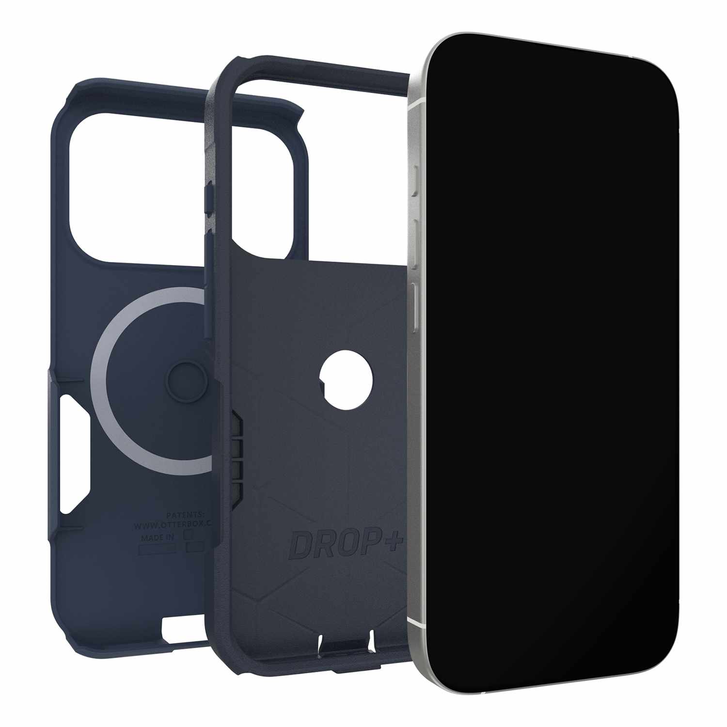 OtterBox Commuter MagSafe Case with Camera Control Riverside (Blue) for iPhone 17 Pro