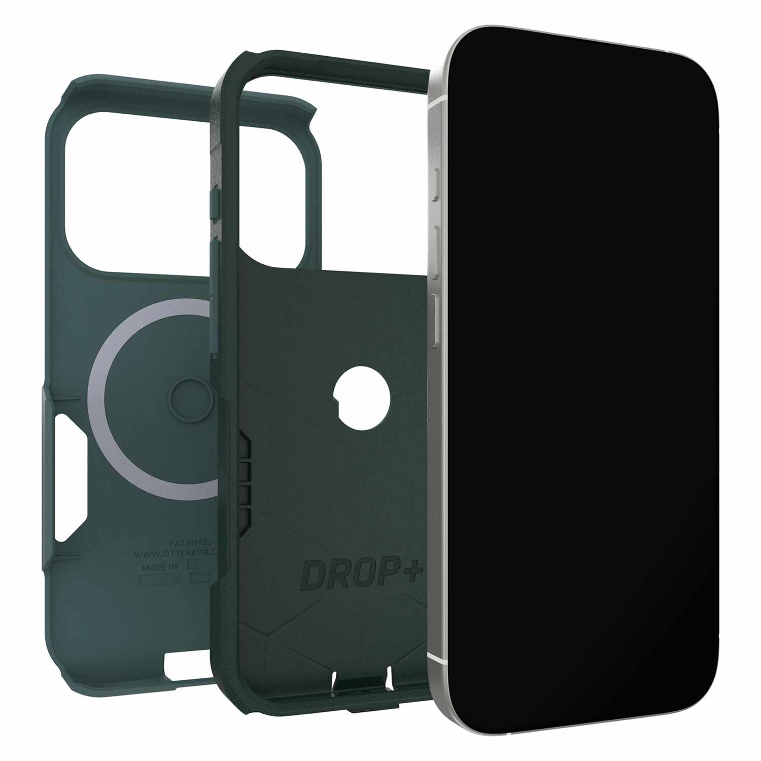 OtterBox Commuter MagSafe Case with Camera Control Sagebrush (Green) for iPhone 17 Pro