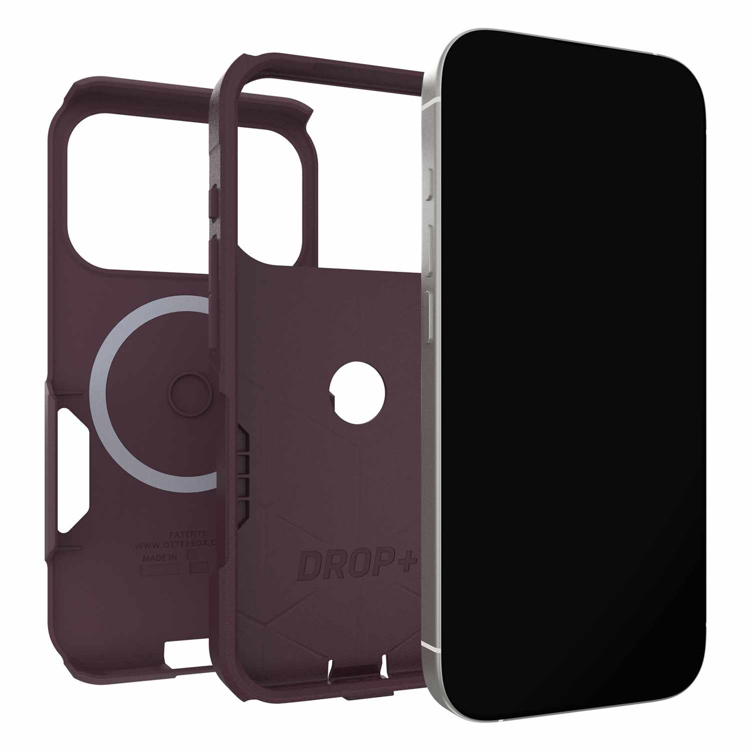 OtterBox Commuter MagSafe Case with Camera Control Trailhead (Purple) for iPhone 17 Pro