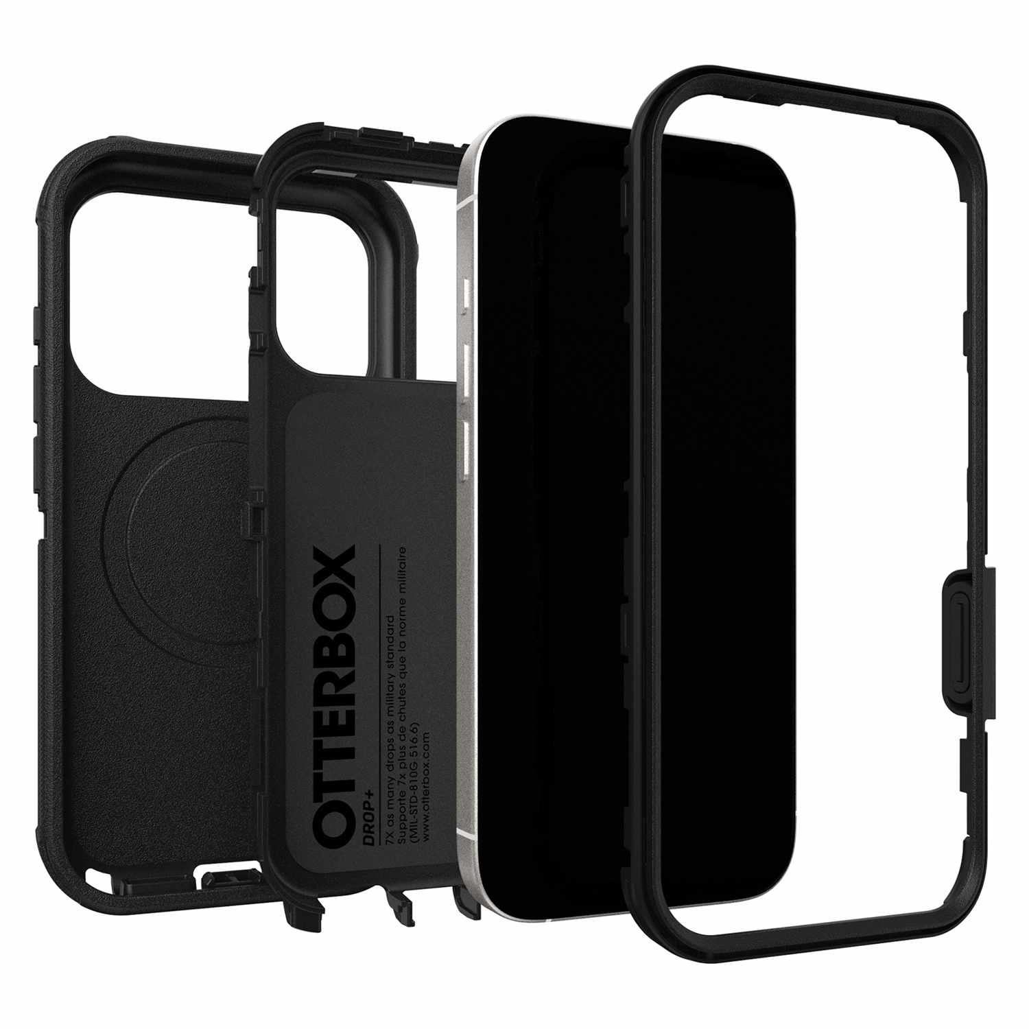 OtterBox Defender Pro MagSafe Case with Camera Control Black for iPhone 17 Pro
