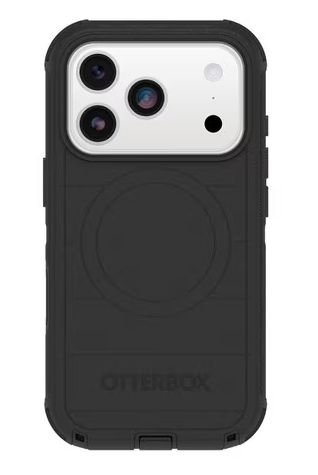 OtterBox - Defender Pro MagSafe Case w/Camera Control for iPhone 17 Pro (Black)