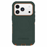 OtterBox Defender Pro MagSafe Case with Camera Control Coopersmith (Green) for iPhone 17 Pro