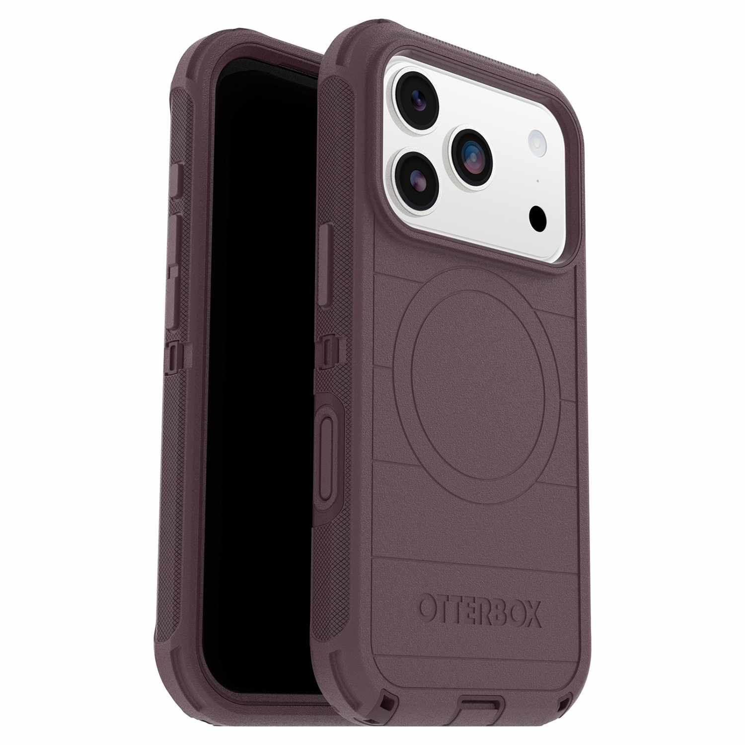 OtterBox Defender Pro MagSafe Case with Camera Control Trailhead (Purple) for iPhone 17 Pro