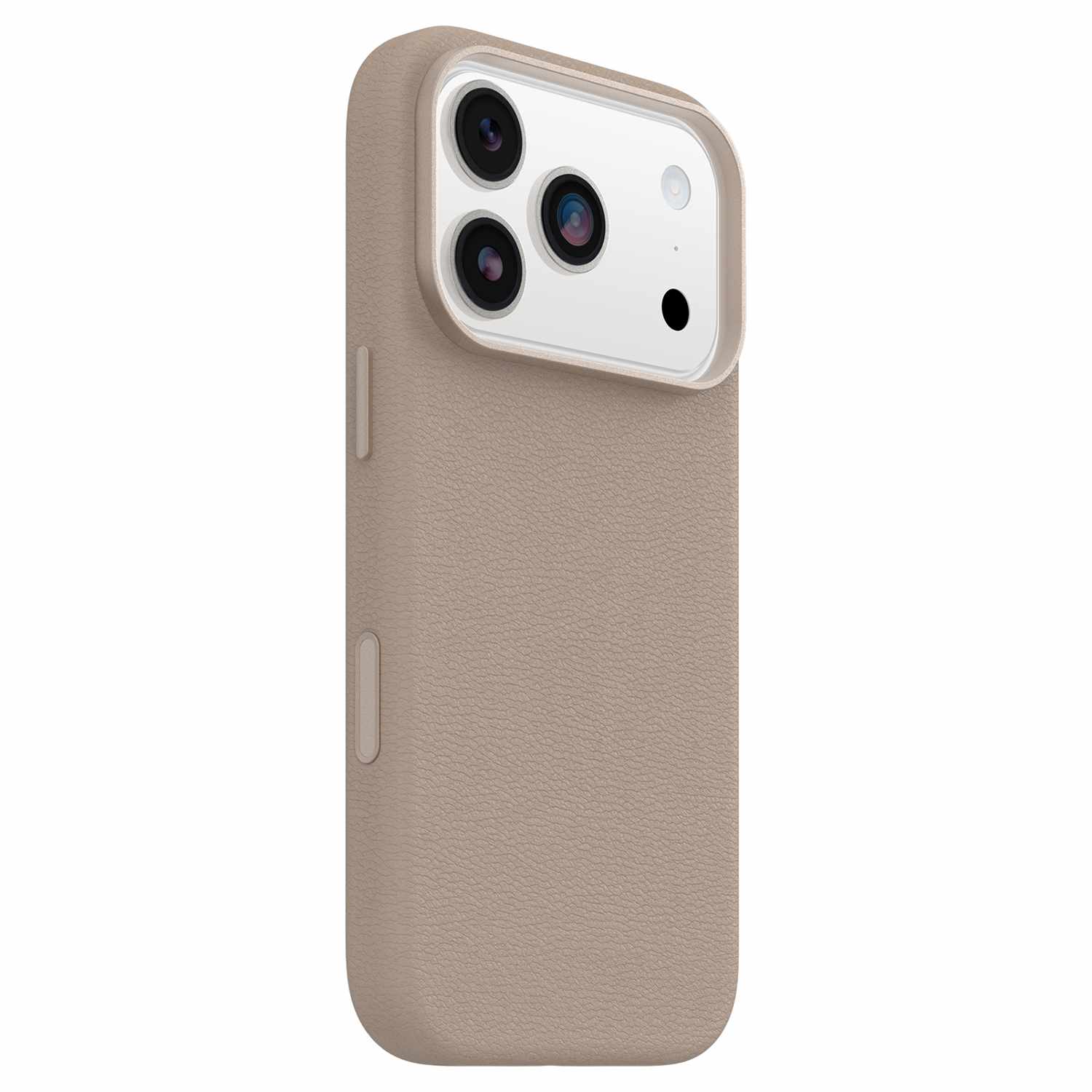 OtterBox Symmetry Cactus Leather MagSafe Case with Camera Control Grey Comfort for iPhone 17 Pro