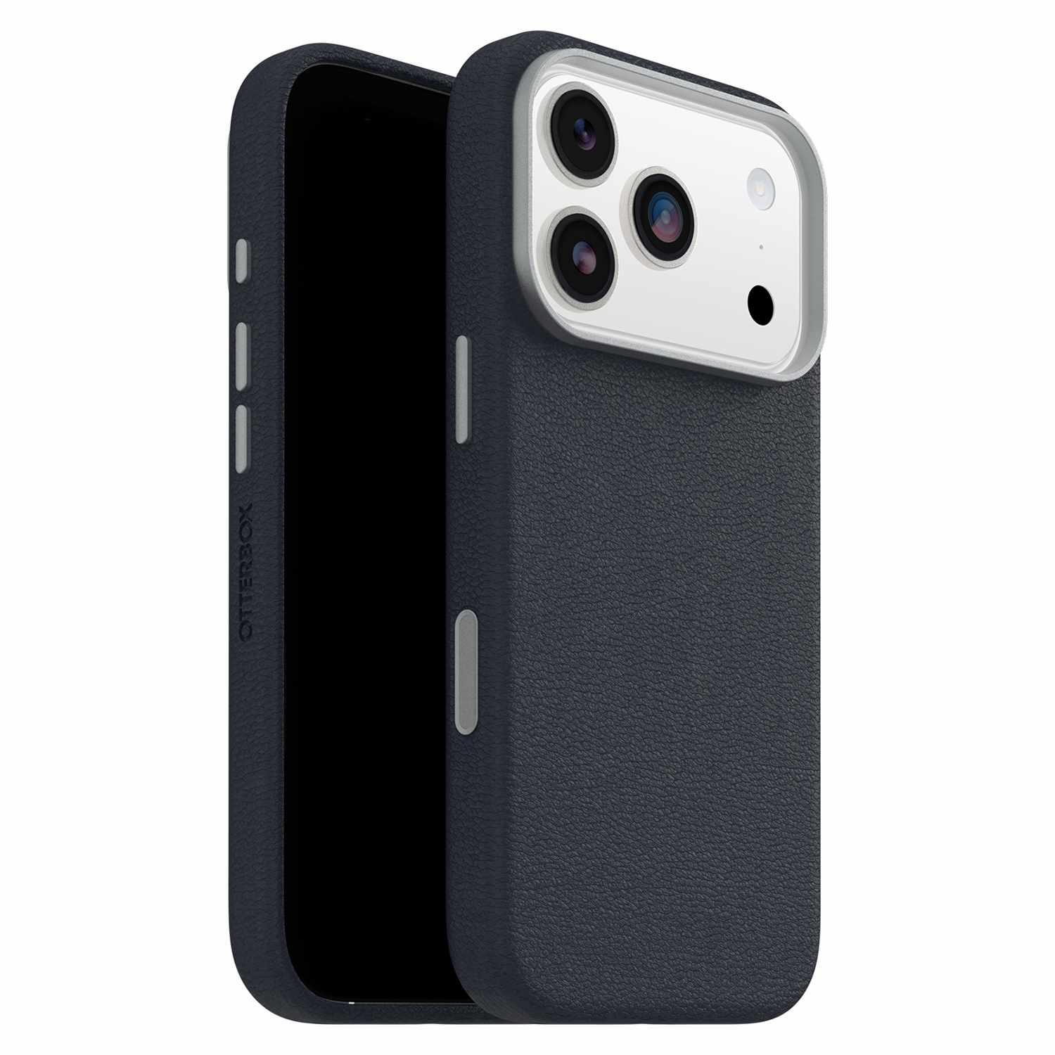 OtterBox Symmetry Cactus Leather MagSafe Case with Camera Control Riverside (Blue) for iPhone 17 Pro