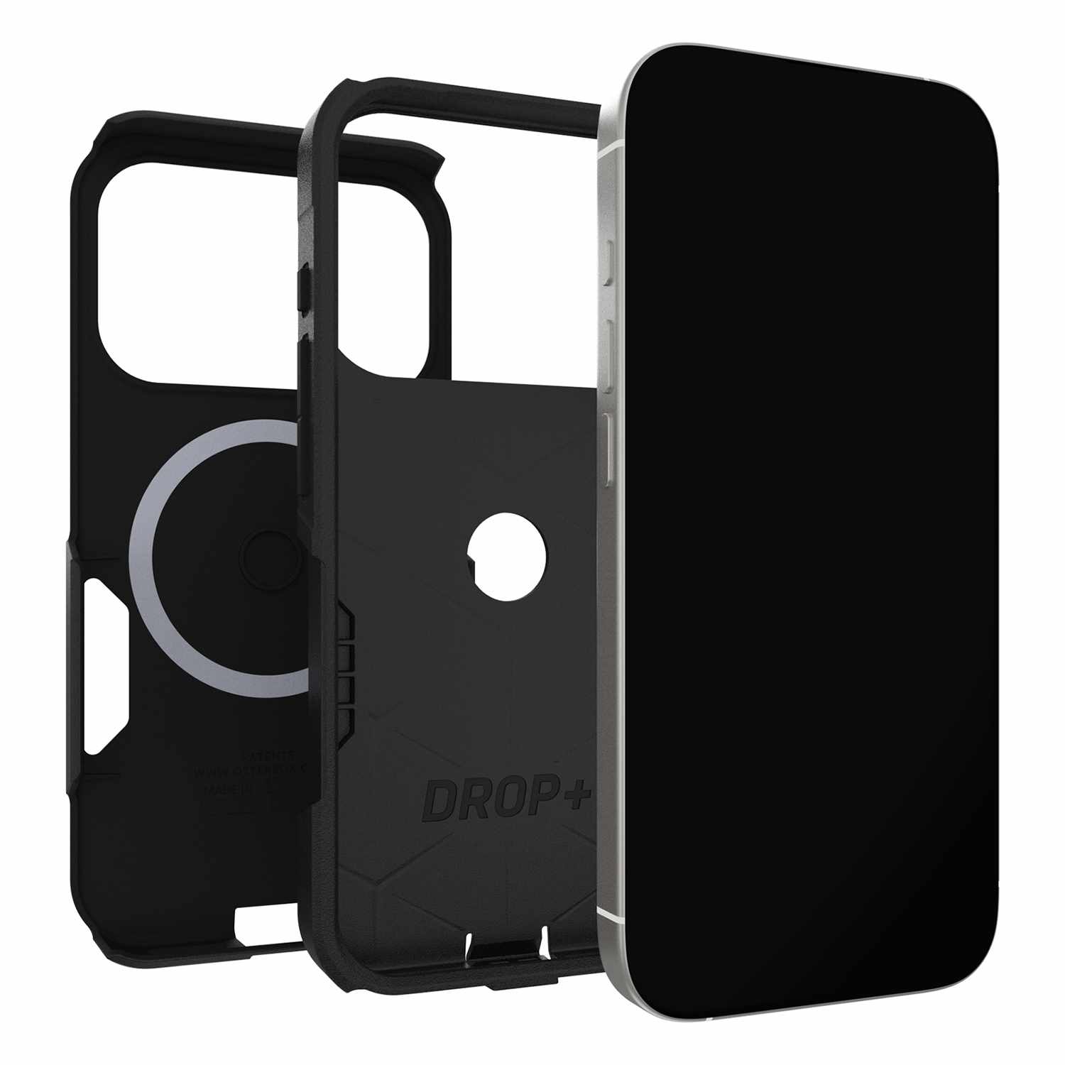 OtterBox Commuter MagSafe Case with Camera Control Bulk Packaging Black for iPhone 17 Pro
