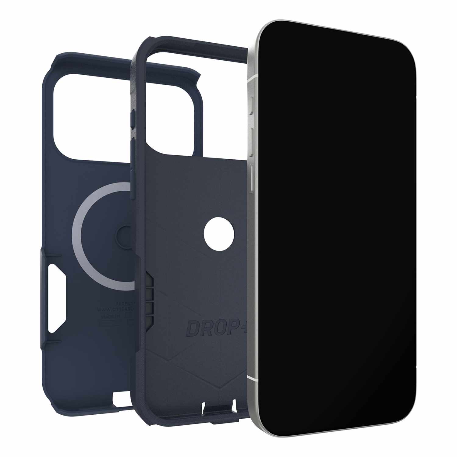 OtterBox Commuter MagSafe Case with Camera Control Riverside (Blue) for iPhone 17 Pro Max