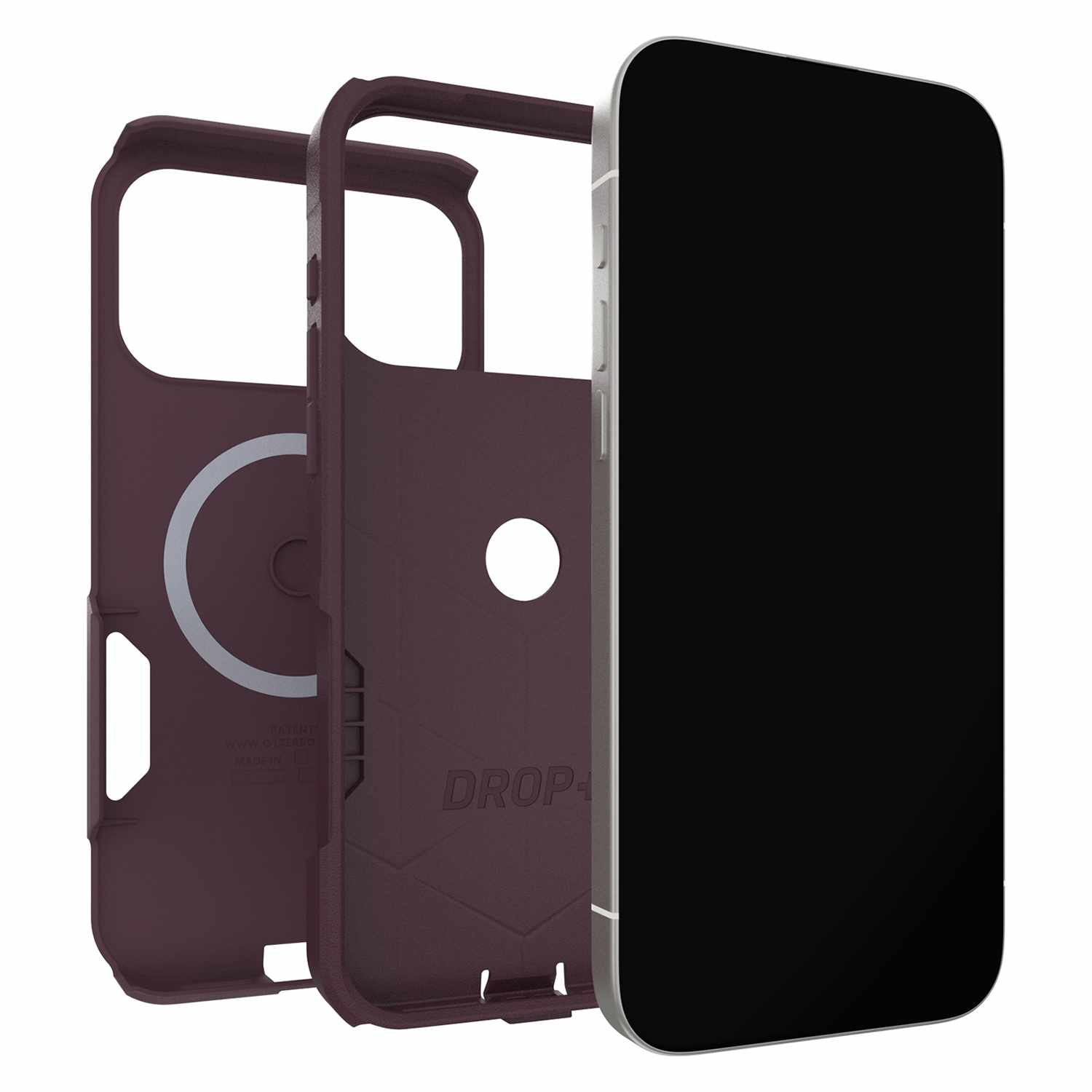 OtterBox Commuter MagSafe Case with Camera Control Trailhead (Purple) for iPhone 17 Pro Max