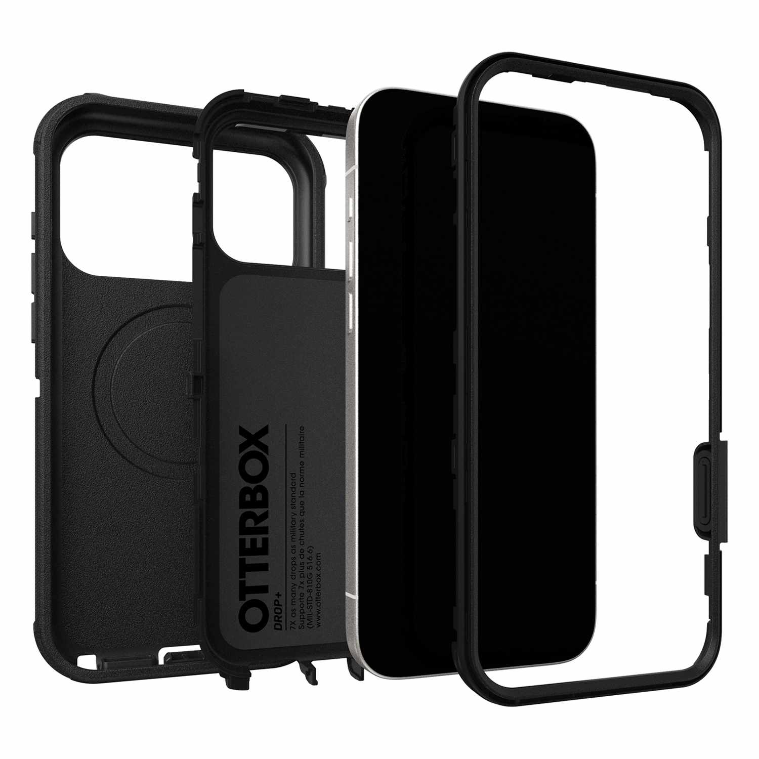 OtterBox Defender Pro MagSafe Case with Camera Control Black for iPhone 17 Pro Max