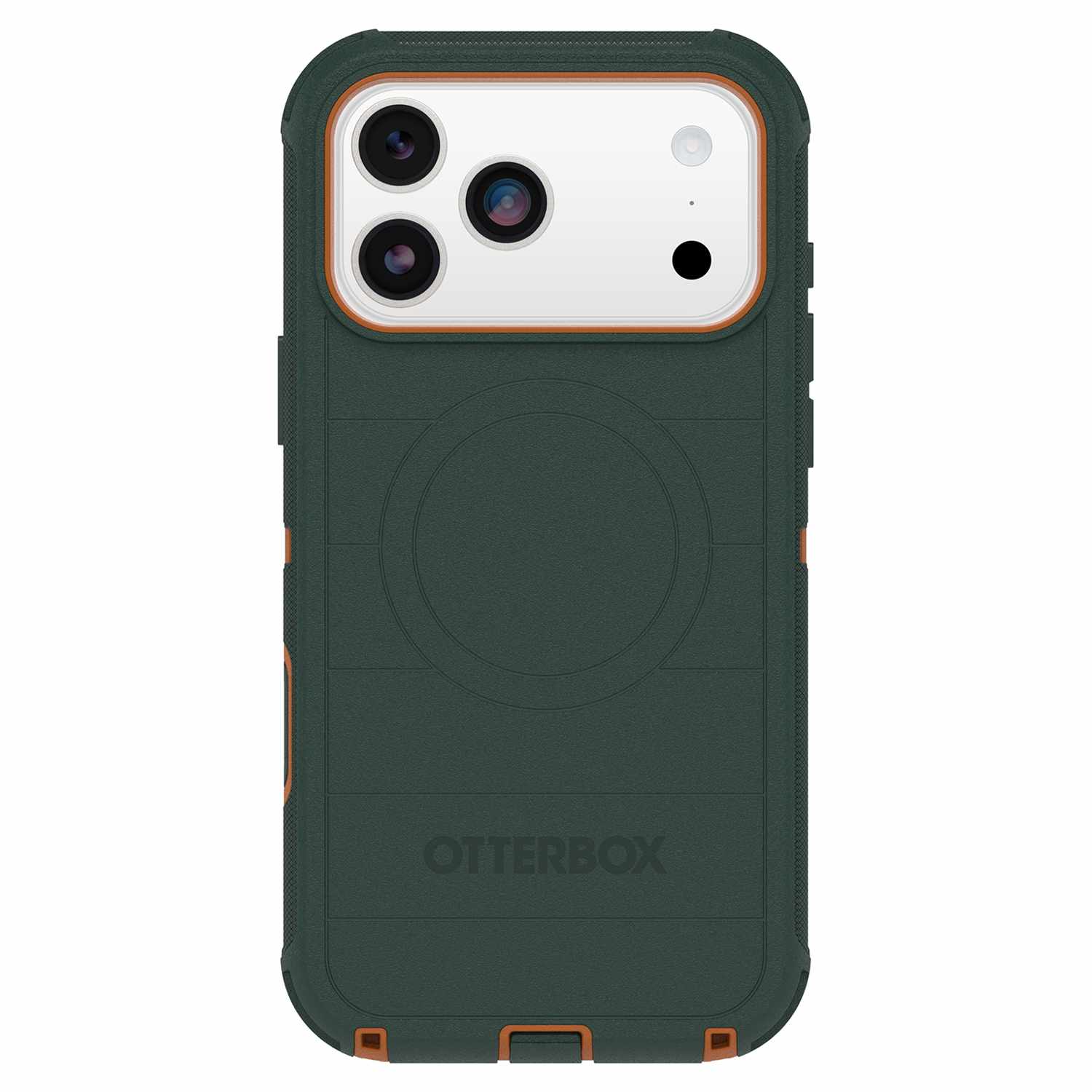 OtterBox Defender Pro MagSafe Case with Camera Control Coopersmith (Green) for iPhone 17 Pro Max