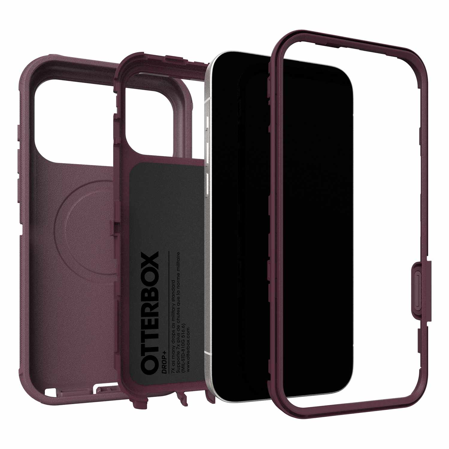 OtterBox Defender Pro MagSafe Case with Camera Control Trailhead (Purple) for iPhone 17 Pro Max