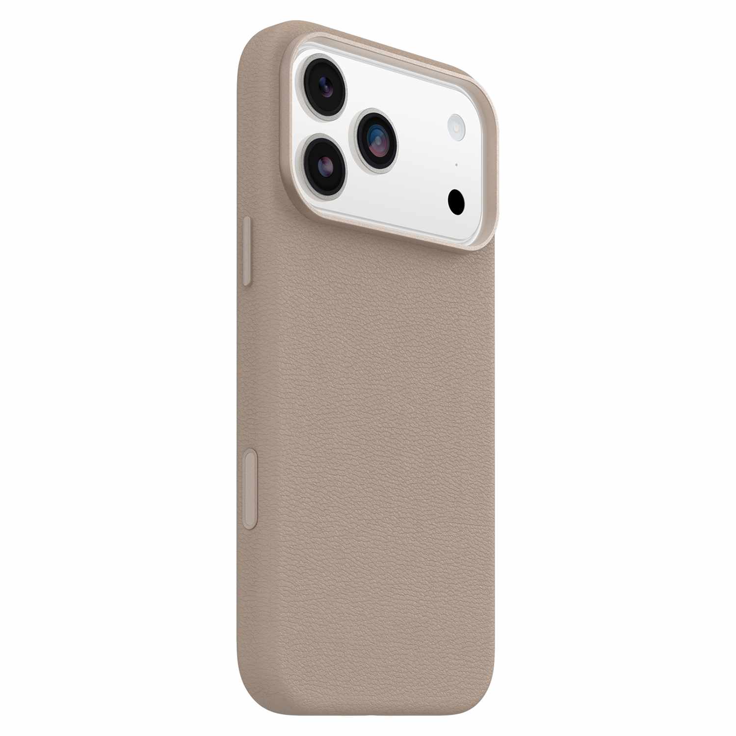 OtterBox Symmetry Cactus Leather MagSafe Case with Camera Control Grey Comfort for iPhone 17 Pro Max