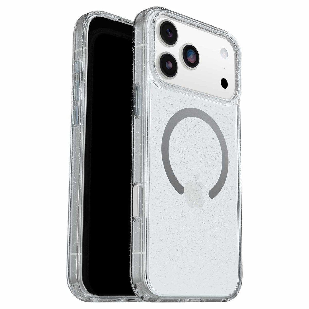 OtterBox Symmetry Clear MagSafe Case w/Camera Control Stardust 3.0 with Blue Tint (Clear) for iPhone 17 Pro Max