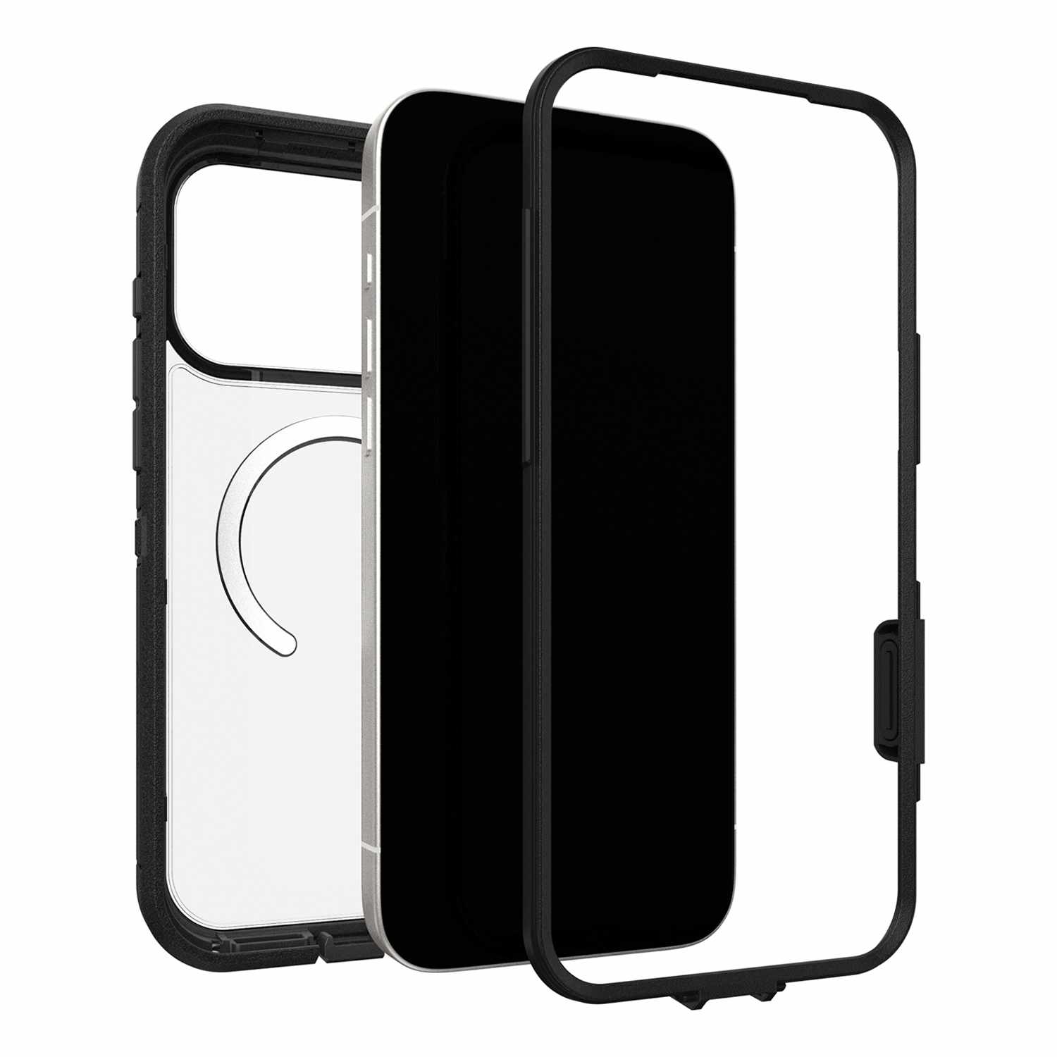 OtterBox Defender Pro XT MagSafe Case with Holster Dark Side (Black) Bulk Packaging for iPhone 17 Pro Max