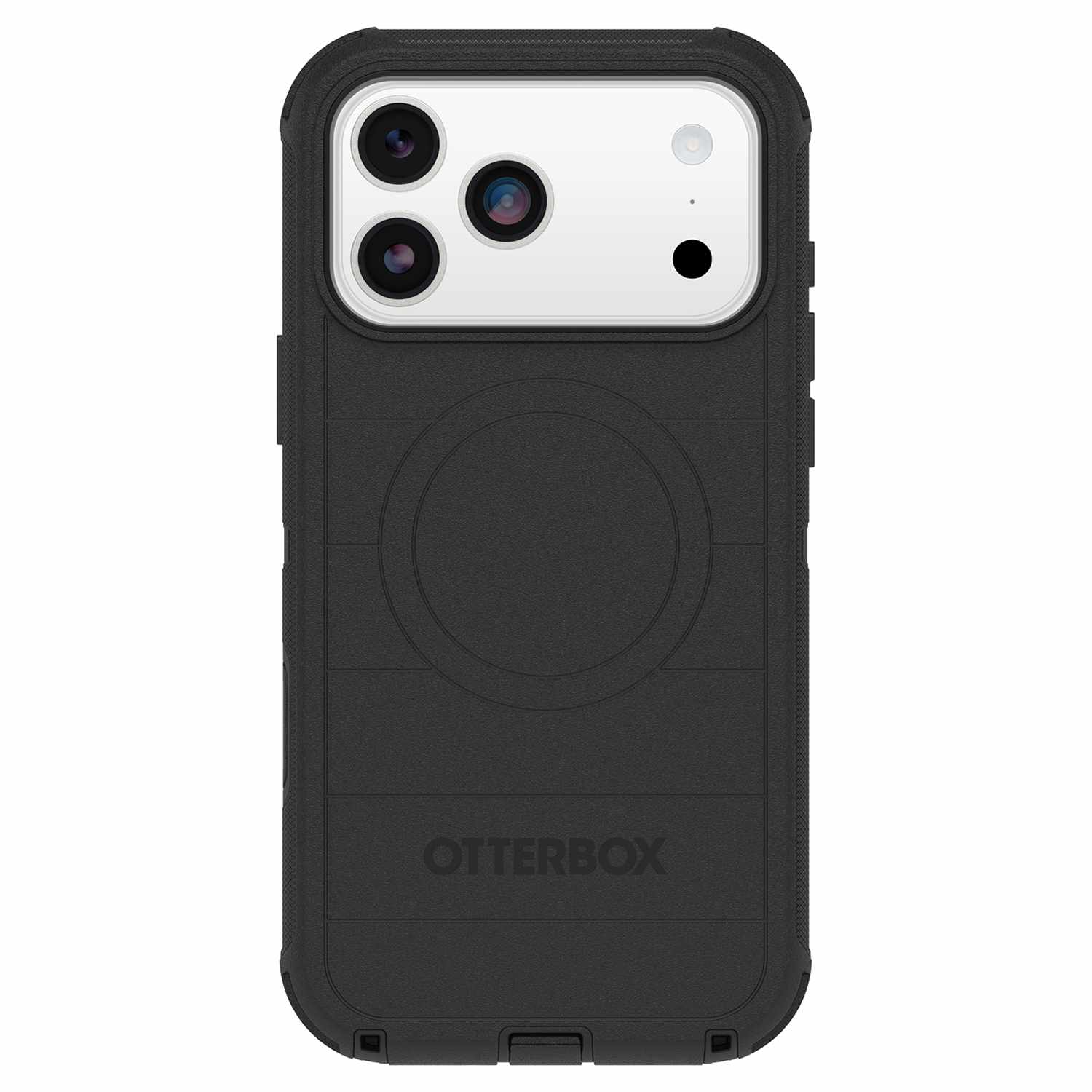 OtterBox Defender Pro MagSafe Case with Holster Bulk Packaging Black for iPhone 17 Pro Max