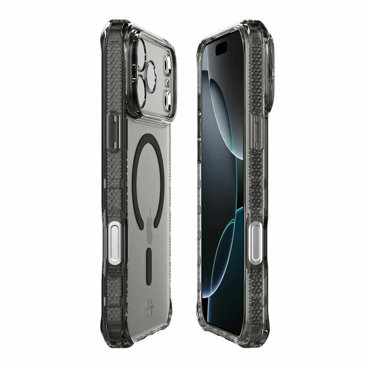 ITSKINS Hybrid_R Vapor MagSafe Case Smoke Clear for iPhone 17 Pro Max