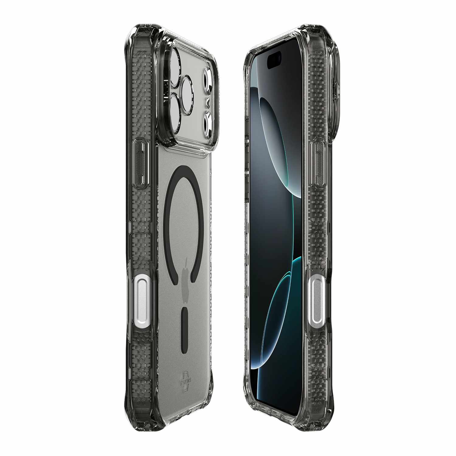 ITSKINS Hybrid_R Vapor MagSafe Case Smoke Clear for iPhone 17 Pro