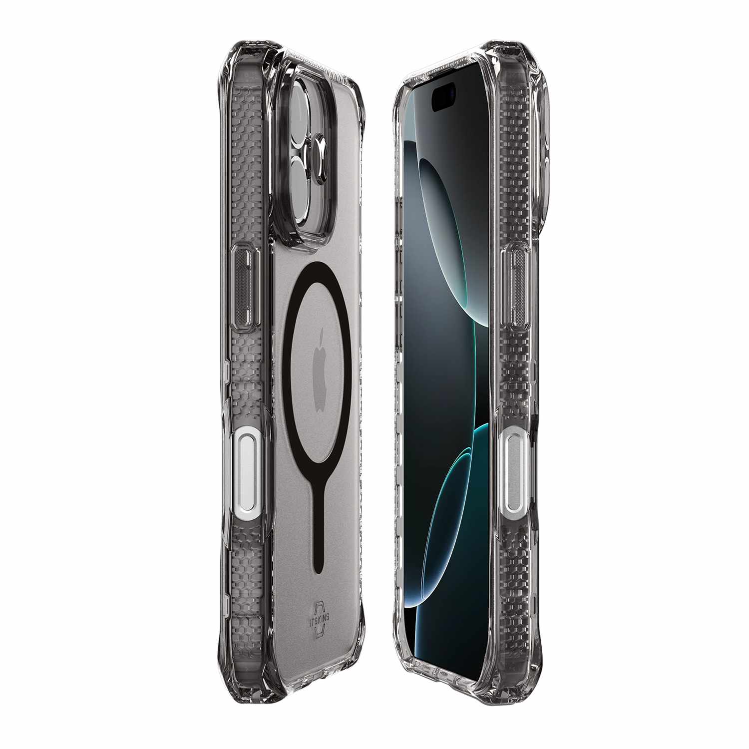 ITSKINS Hybrid_R Vapor MagSafe Case Smoke Clear for iPhone 17
