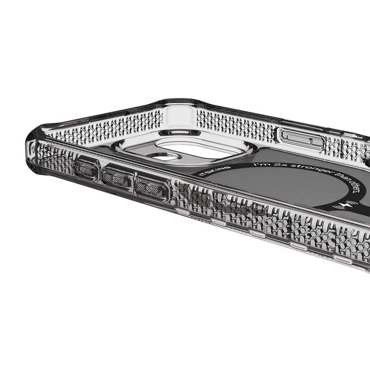 ITSKINS Hybrid_R Vapor MagSafe Case Smoke Clear for iPhone 17