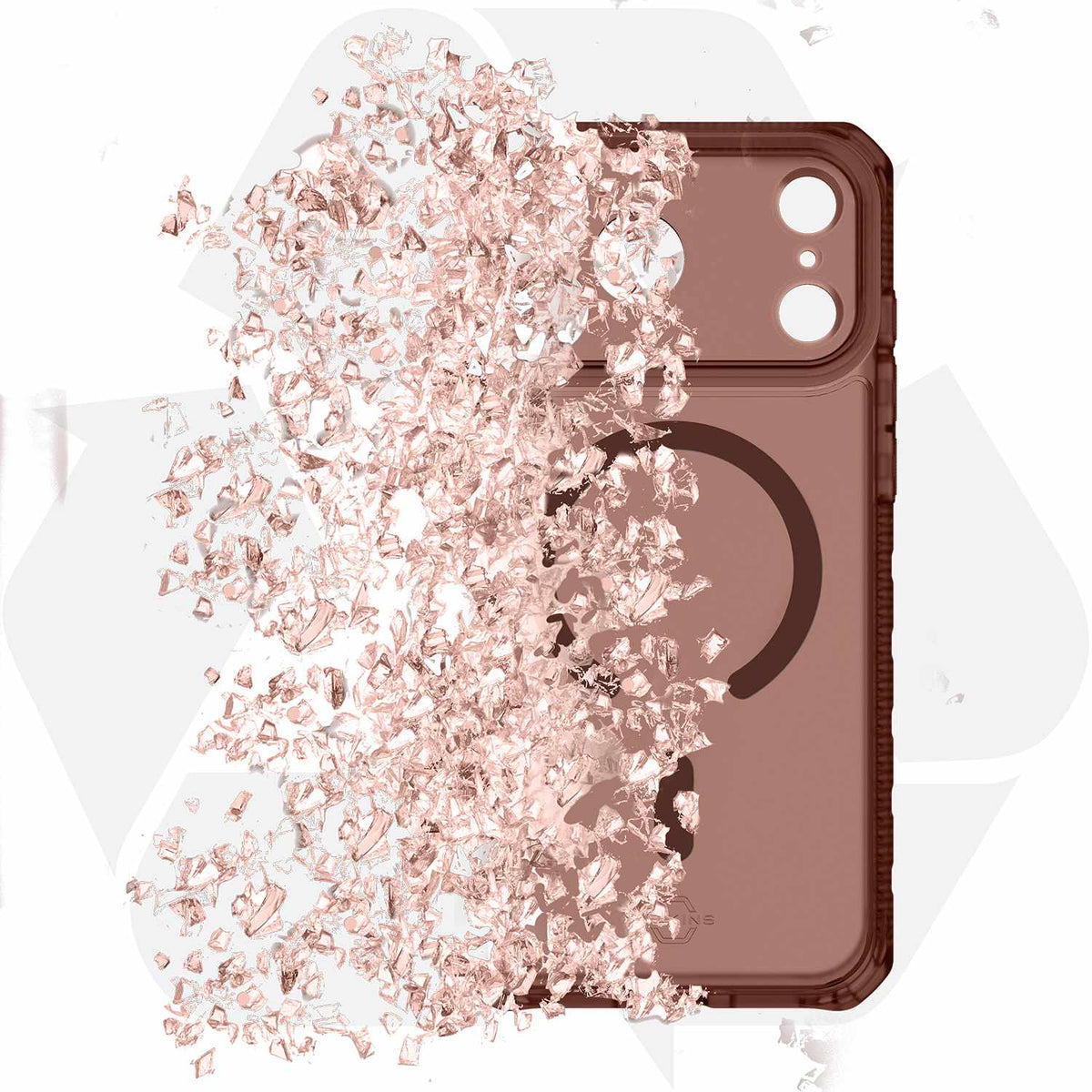 ITSKINS Hybrid_R Frost MagSafe Case Mocha Brown for iPhone 17 Pro Max