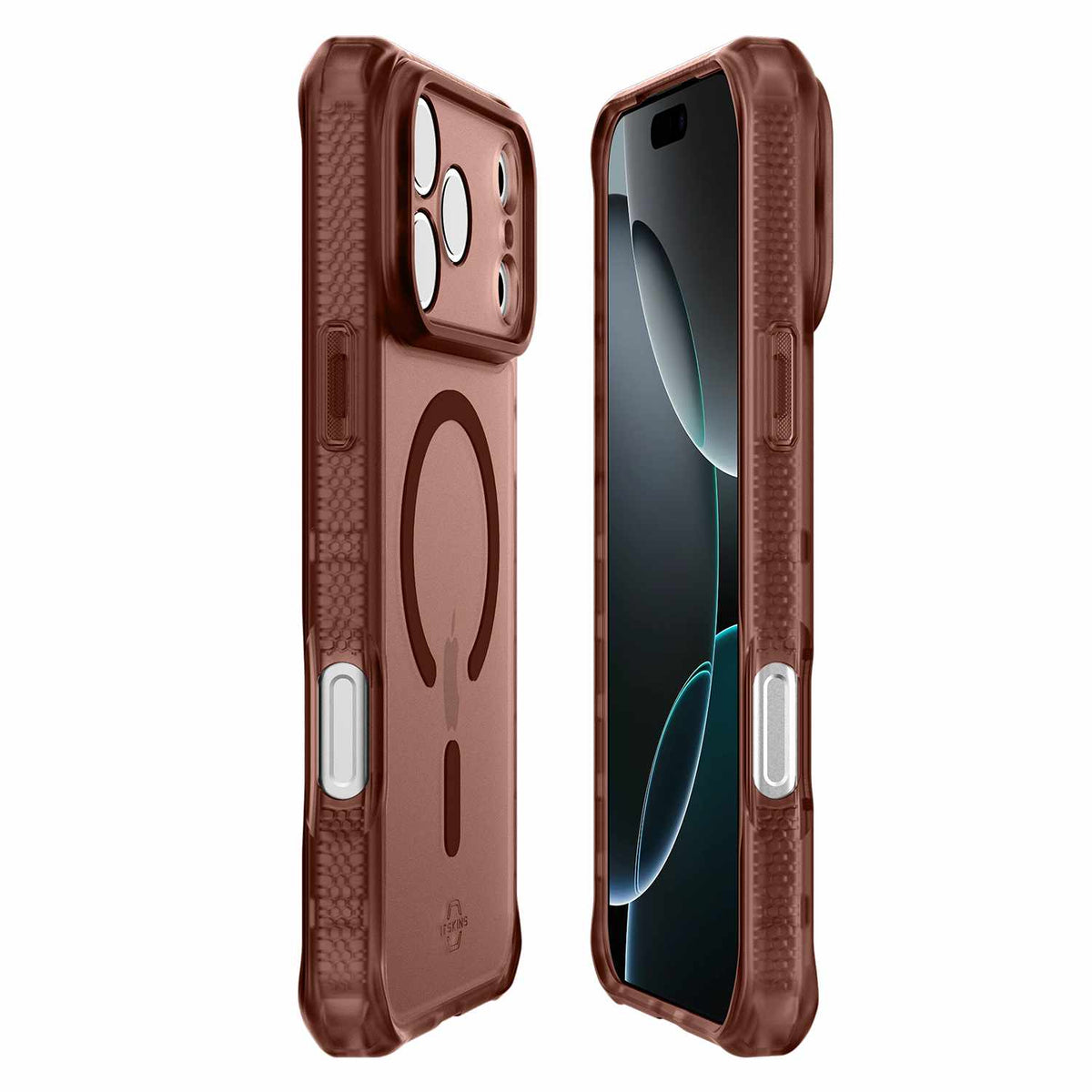 ITSKINS Hybrid_R Frost MagSafe Case Mocha Brown for iPhone 17 Pro