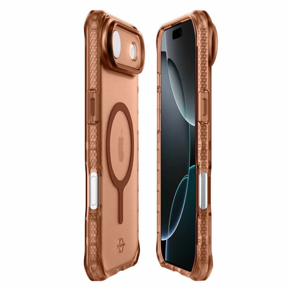 ITSKINS Hybrid_R Frost MagSafe Case Mocha Brown for iPhone Air