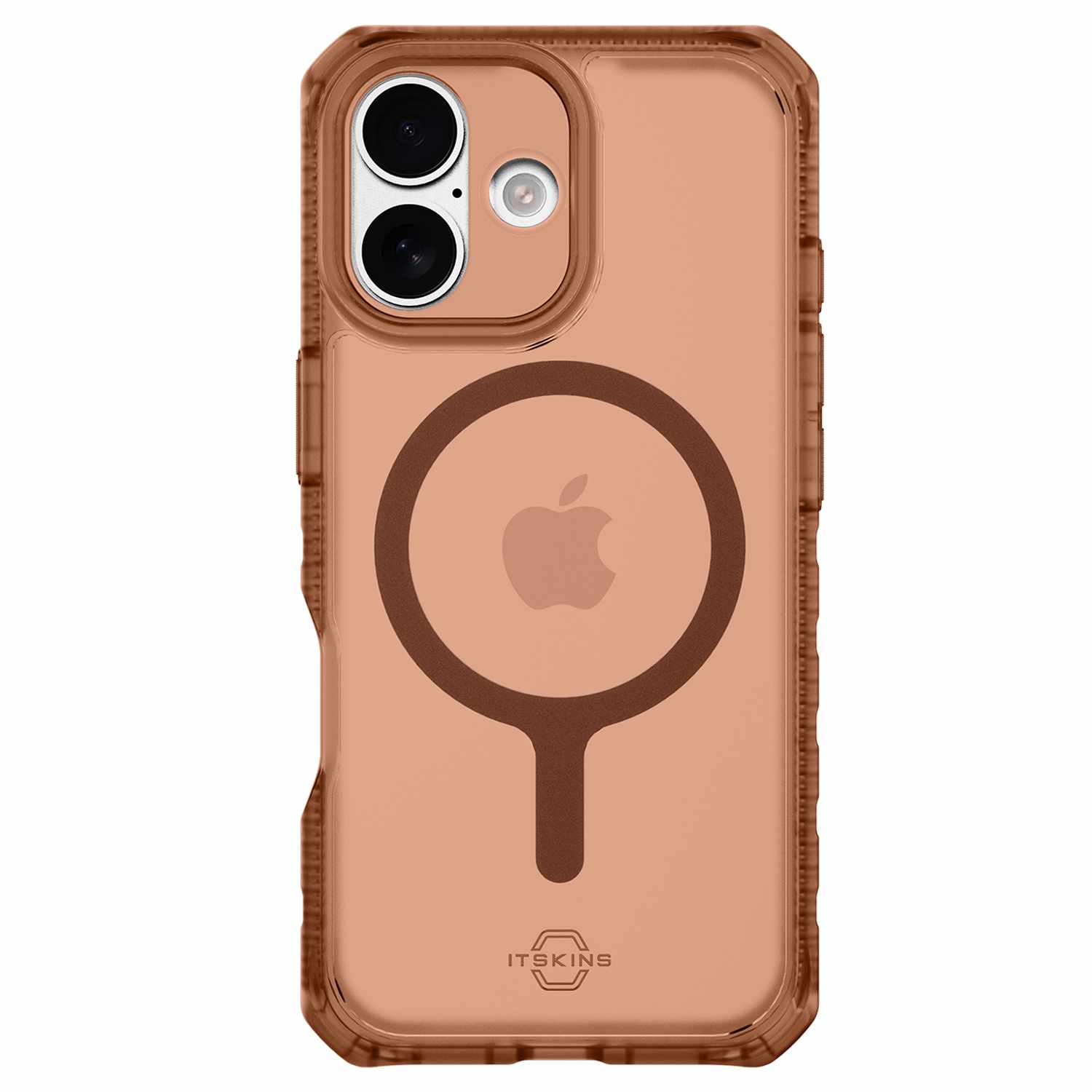 ITSKINS Hybrid_R Frost MagSafe Case Mocha Brown for iPhone 17
