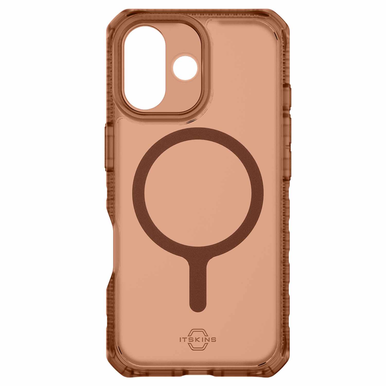 ITSKINS Hybrid_R Frost MagSafe Case Mocha Brown for iPhone 17