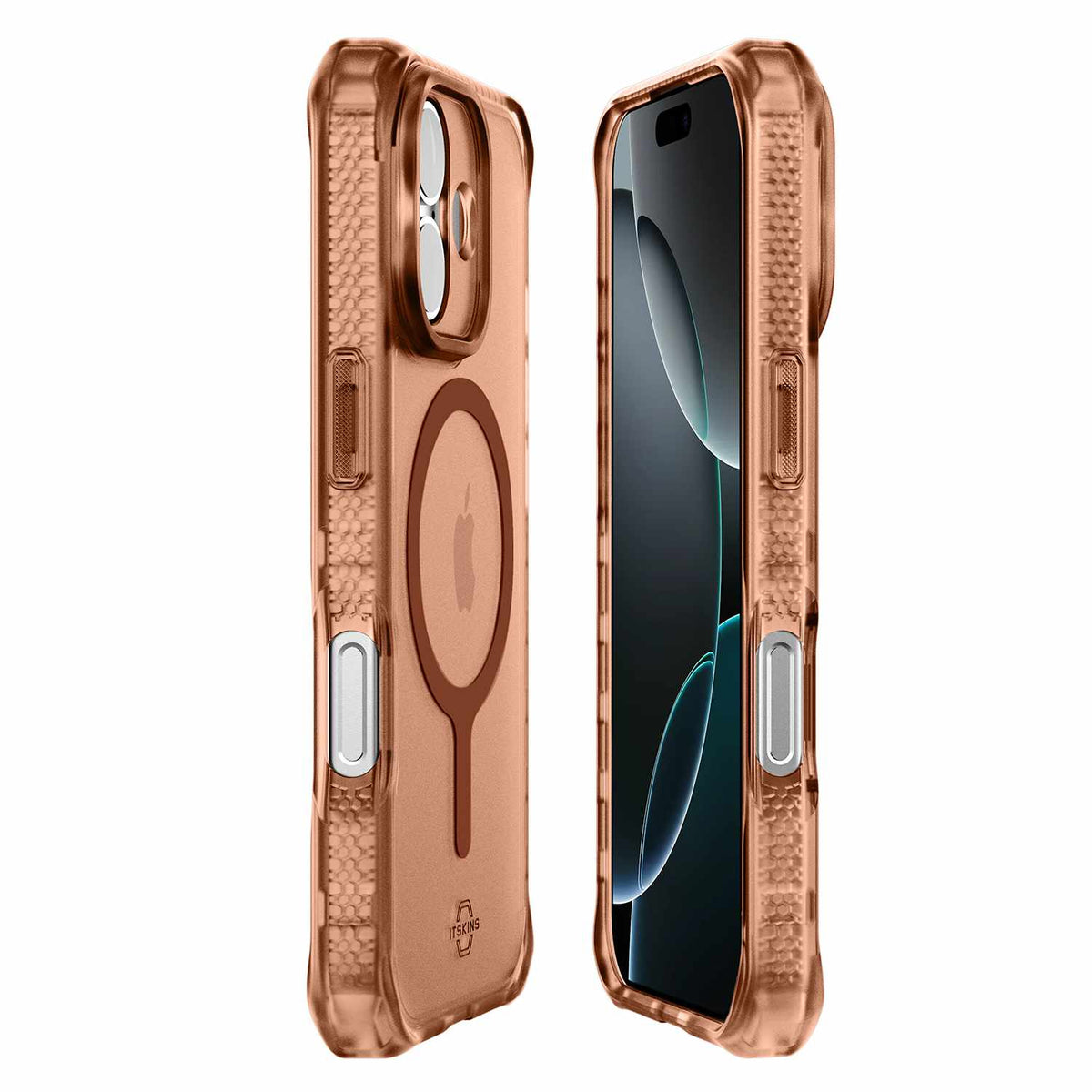 ITSKINS Hybrid_R Frost MagSafe Case Mocha Brown for iPhone 17
